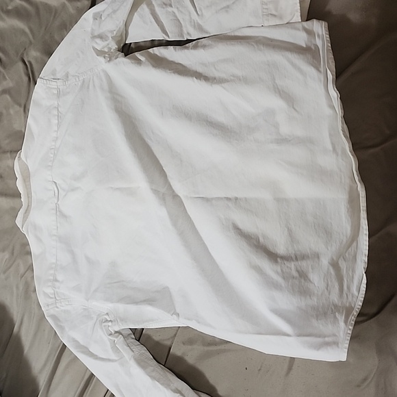 White collared button down shirt - Picture 2 of 2